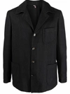 Dell'oglio Single-breasted Wool-blend Jacket In 灰色