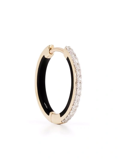 Maria Black Lost Highway Diamond Huggie Earring In Gold