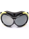 Moncler Vaporice Oversized Sunglasses In 黑色