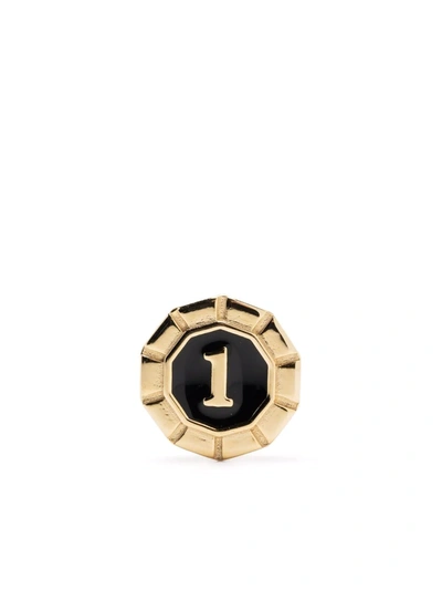 Maria Black Pop Lucky Number 1 Coin In Gold