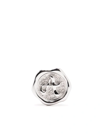 Maria Black Pop A Coin Pendant In Silver