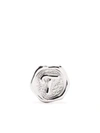 Maria Black Pop T Coin Pendant In Silver