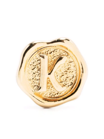 Maria Black Pop K Coin Pendant In Gold