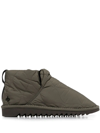 Rag & Bone Eira Quilted Boots In Army Green