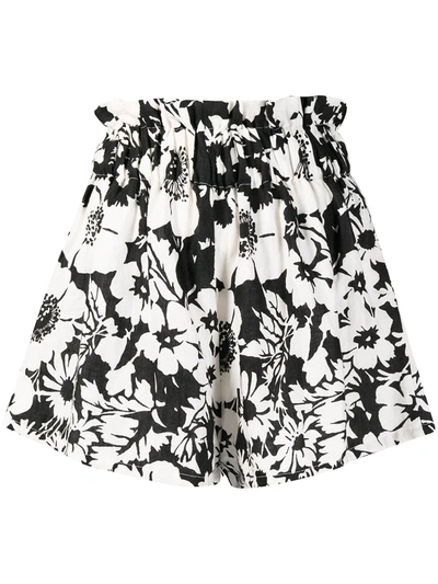 Faithfull The Brand Habana Caronia Floral-print Linen Shorts