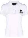 PHILIPP PLEIN SKULL-PATCH POLO SHIRT