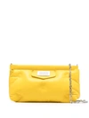 Maison Margiela Red Carpet Lambskin Clutch Bag In 黄色