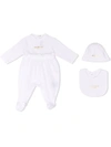 BALMAIN LOGO-PRINT BABYGROW SET