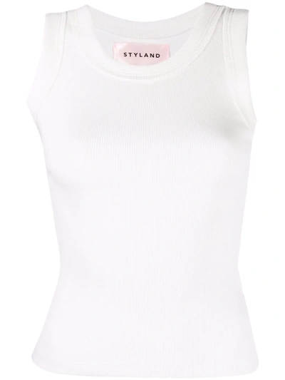 STYLAND ORGANIC COTTON-BLEND VEST TOP