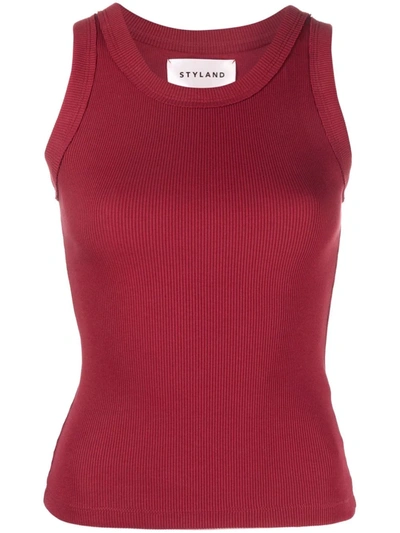 STYLAND FINE-RIBBED TANK TOP