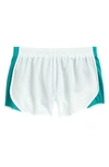 Nike Kids' Dry Tempo Running Shorts In Barley Green/nept Green/ White