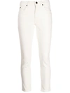 Slvrlake Slim Cropped Jeans In White
