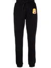 Chiara Ferragni Logo-print Cotton Track Pants In Black