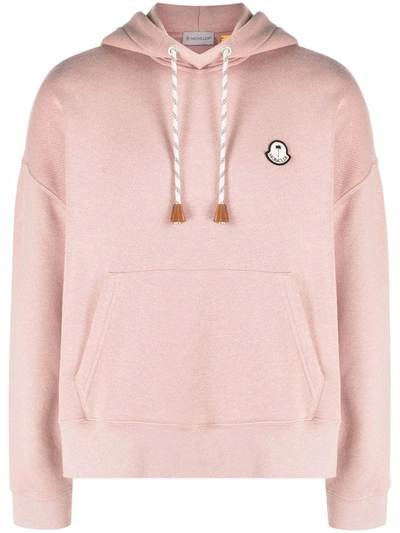 Palm Angels X 8 Moncler Tropical Motif Hoodie In Pink