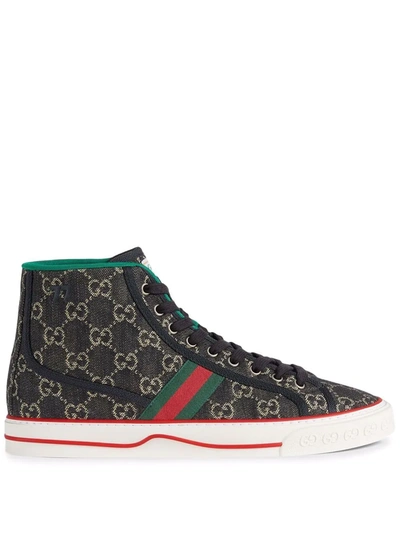 Gucci Tennis 1977 High-top Trainers In Black