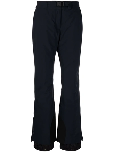 Moncler Mid-rise Flared Ski Trousers In Black