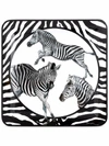 Dolce & Gabbana Zebra-print Wooden Large Tray In White