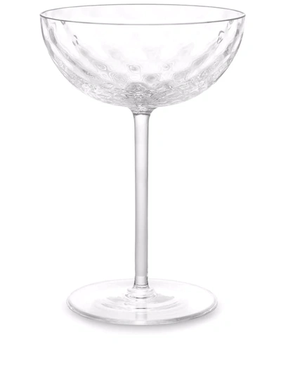 Dolce & Gabbana Hand-blown Murano Champagne Glass In White