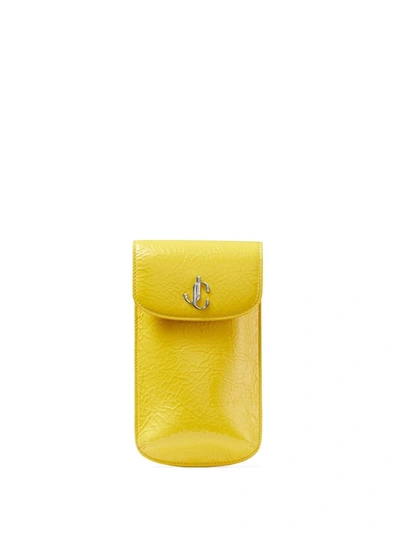 Jimmy Choo Varenne Phone Case In Yellow