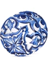 Dolce & Gabbana Blu Mediterraneo Porcelain Dessert Plate (set Of Two) In White