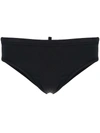 Dsquared2 Logo Printed Swimming Trunks In Schwarz
