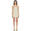 Paris Georgia Taupe Audrey Mini Dress In Fawn