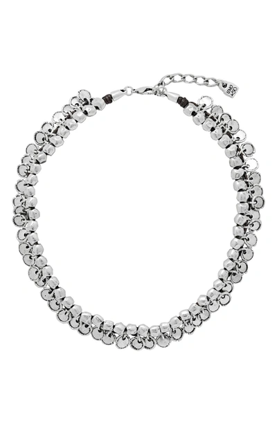 Unode50 Resello Disc Charm Necklace In Silver