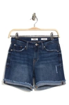 Kensie Single Roll Cuffed Shorts In Lesina