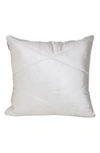 Parkland Collection Koko Transitional White Throw Pillow In White