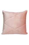 Parkland Collection Koko Transitional Pink Throw Pillow In Pink