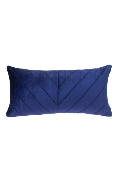 Parkland Collection Tobyn Quilted Throw Pillow In Blue
