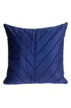 Parkland Collection Tobyn Quilted Throw Pillow In Blue