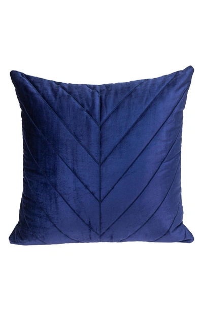 Parkland Collection Tobyn Quilted Throw Pillow In Blue