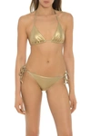 Carmen Sol Triangolo Top In Gold