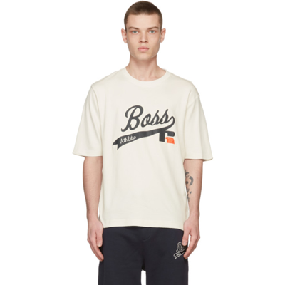Hugo Boss Boss X Russell Athletic - Cotton Crew-neck T-shirt In White