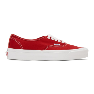 Vans Vault Og Authentic Lx Trainers In Red