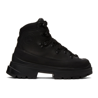 Canada Goose Black Journey Boots In Black_noir