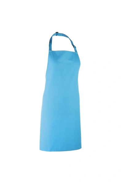 Premier Colours Bib Apron/workwear (turquoise) (one Size) (one Size) In Blue