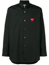 Comme Des Garçons Play Comme Des Gar Ons Play Mens Black Cotton Shirt