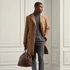 Polo Ralph Lauren Kent Brushed Wool Topcoat In Camel
