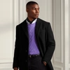 Polo Ralph Lauren Kent Brushed Wool Topcoat In Black