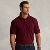 Polo Ralph Lauren The Iconic Mesh Polo Shirt In Classic Wine