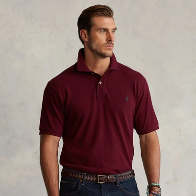 Polo Ralph Lauren The Iconic Mesh Polo Shirt In Classic Wine