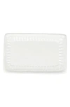 Vietri Pietra Serena Rectangular Tray In White