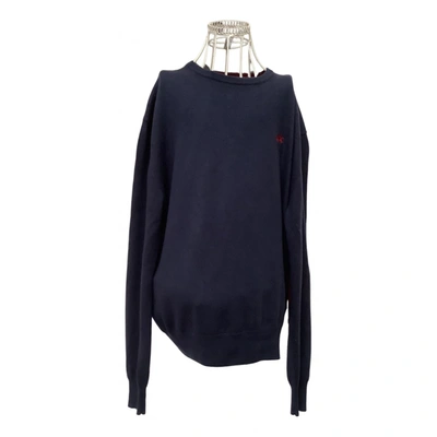 Pre-owned La Martina Wool Pull In Blue