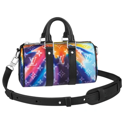 Pre-owned Louis Vuitton Keepall Cloth Travel Bag In Multicolour
