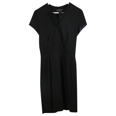 Pre-owned Tara Jarmon Mid-length Dress In Black