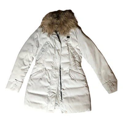 Pre-owned Blauer Puffer In White