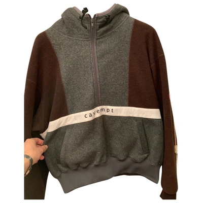 Pre-owned Cav Empt Sweatshirt In Grey