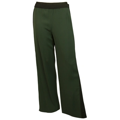 Pre-owned Karl Lagerfeld Trousers In Green